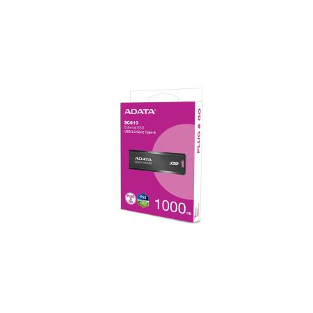 Внешние накопители ADATA SC610 1TB SC610-1000G-CBK/RD [SC610-1000G-CBK/RD]