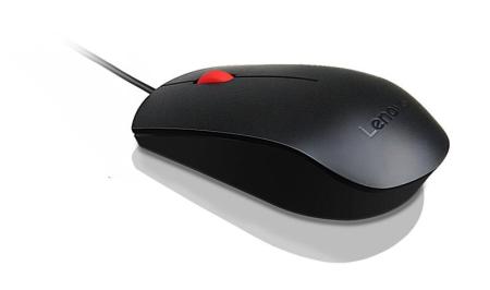 Мыши Lenovo Essential USB Mouse (черный) [4Y50R20863]