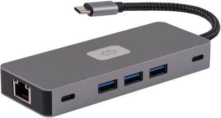 USB-хабы и док-станции Digma DS-810 [DS-810, 2023141, 4630143157079]