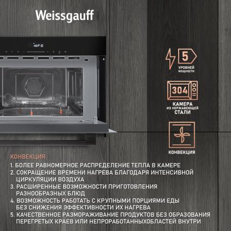 Микроволновые печи Weissgauff BMWO-341 DB Black Edition [BMWO-341DBBlackEdition]