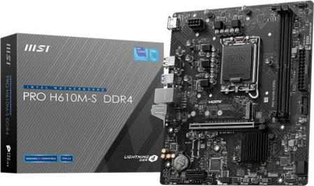 Материнские платы MSI Pro H610M-S DDR4