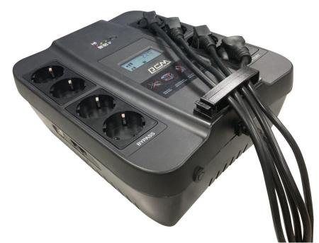 Источники бесперебойного питания Powercom Spider SPD-550U LCD USB [SPD-550U LCD USB]