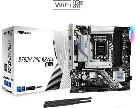 Материнские платы ASRock B760M Pro RS/D4 WiFi