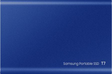 Внешние накопители Samsung T7 2TB (синий) [MU-PC2T0H/WW]