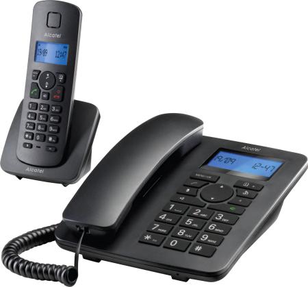 Радиотелефоны DECT Alcatel M350 Combo (черный)