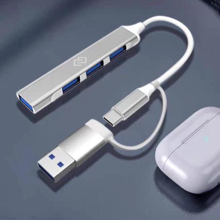 USB-хабы и док-станции Digma DHUB-4USB-AC-3.0 [DHUB-4USB-AC-3.0, 2018378, 4630143156003]