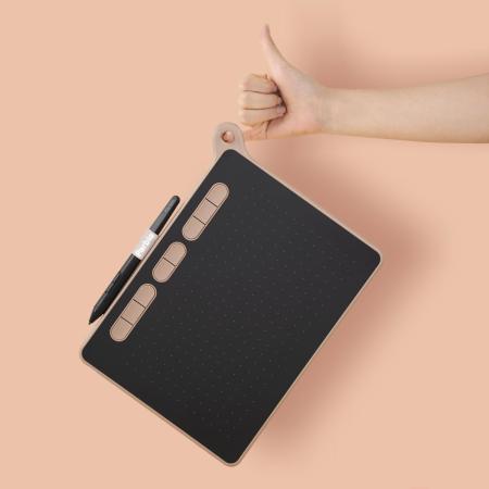 Графические планшеты Parblo Ninos M (розовый)