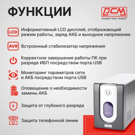 Источники бесперебойного питания Powercom Imperial IMD-3000AP 3000VA