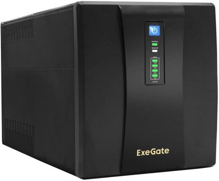 Источники бесперебойного питания ExeGate SpecialPro UNB-1500.LED.AVR.4SH EP285499RUS [EP285499RUS]