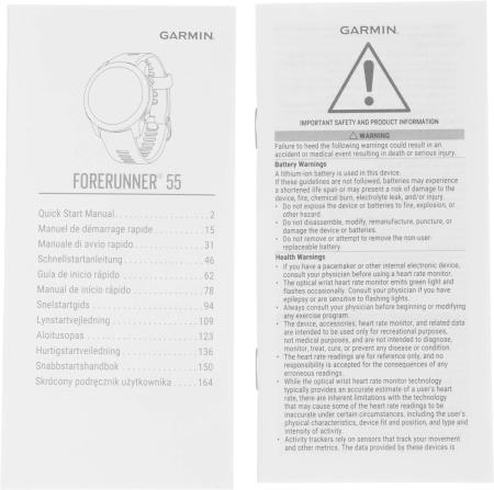 Умные часы и браслеты Garmin Forerunner 55 (черный) [010-02562-10]