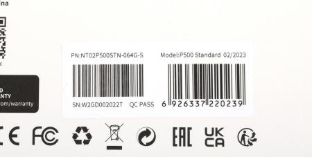 Карты памяти Netac P500 Standard 64GB NT02P500STN-064G-S [NT02P500STN-064G-S]