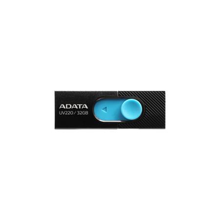 USB Flash ADATA UV320 32GB (черный/голубой) [AUV320-32G-RBKBL]