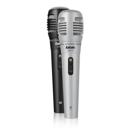 Микрофоны BBK CM215 (черный+серебристый)