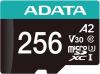 Карты памяти ADATA Premier Pro AUSDX256GUI3V30SA2-RA1 microSDXC 256GB (с адаптером) [AUSDX256GUI3V30SA2-RA1]