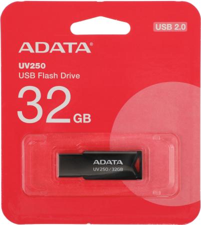 USB Flash ADATA UV250 32GB (серебристый) [AUV250-32G-RBK]