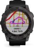 Умные часы и браслеты Garmin Fenix E 47мм (серая сталь, черный силиконовый ремешок) [010-03025-01]