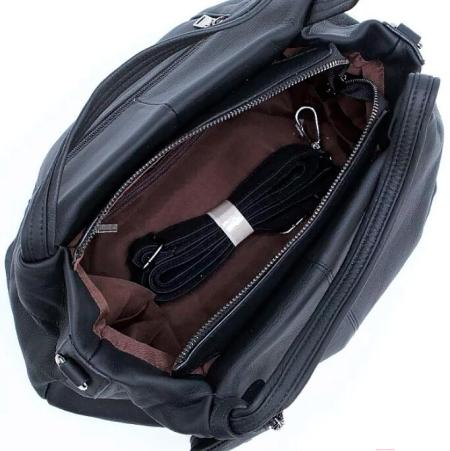 Женские и мужские сумки Poshete 921-351-BLK (черный) [921-351-BLK]
