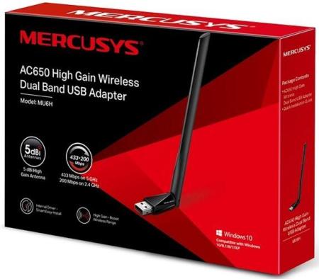 Беспроводные адаптеры Mercusys MU6H