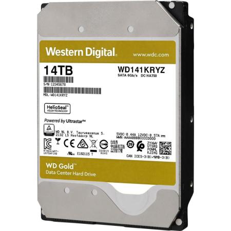 Жесткие диски WD Gold 14TB WD141KRYZ [WD141KRYZ]