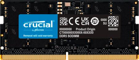 Оперативная память Crucial 16ГБ DDR5 SODIMM 5600МГц CT16G56C46S5 [CT16G56C46S5]