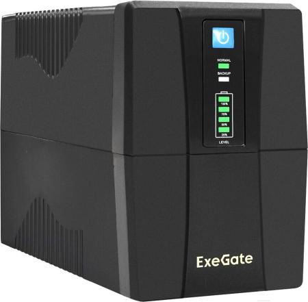 Источники бесперебойного питания ExeGate BNB-650.LED.AVR.EURO EP276528RUS [EP276528RUS]