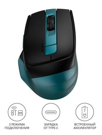 Мыши A4Tech Fstyler FB35C (зеленый)