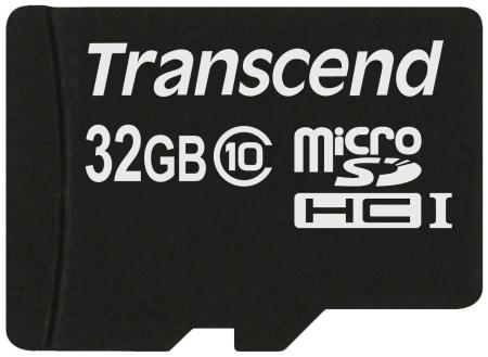 Карты памяти Transcend microSDHC Class 10 32 Гб (TS32GUSDC10)