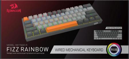 Клавиатуры Redragon Fizz (Redragon Red, черный/серый) [72599]