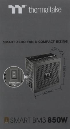 Блоки питания Thermaltake Smart BM3 Bronze 850W PS-SPD-0850MNFABE-3 [PS-SPD-0850MNFABE-3]