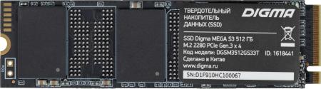 SSD Digma Mega S3 512GB DGSM3512GS33T [DGSM3512GS33T, 1618441]