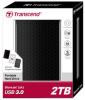 Внешние накопители Transcend StoreJet 25A3 2TB Black (TS2TSJ25A3K)