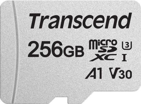 Карты памяти Transcend microSDXC 300S 256GB (с адаптером) [TS256GUSD300S-A]