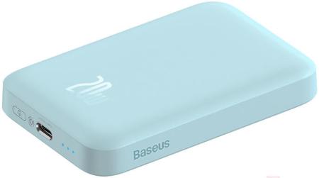 Портативные зарядные устройства Baseus Magnetic Wireless PPCX020003 6000mAh (голубой) [PPCX020003]