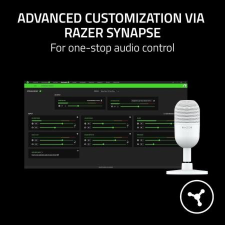Микрофоны Razer Seiren V3 Mini Mercury White [RZ19-05050300-R3M1]