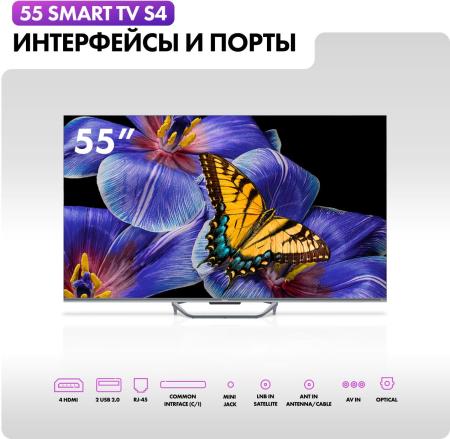 Телевизоры Haier 55 Smart TV S4 [55 Smart TV S4, DH1VMZD01RU]