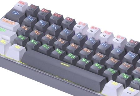 Клавиатуры Redragon Fizz (серый/белый) [70675]
