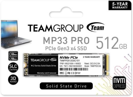 SSD Team MP33 PRO 512GB TM8FPD512G0C101 [TM8FPD512G0C101]