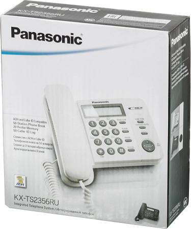 Проводные телефоны Panasonic KX-TS2356RUB (черный)
