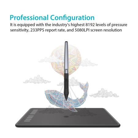 Графические планшеты Huion Inspiroy H950P