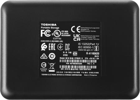 Внешние накопители Toshiba Canvio Basics 2022 2TB HDTB520EK3AA [HDTB520EK3AA, HDTB520EKCAA, HDTB520YK3AA]