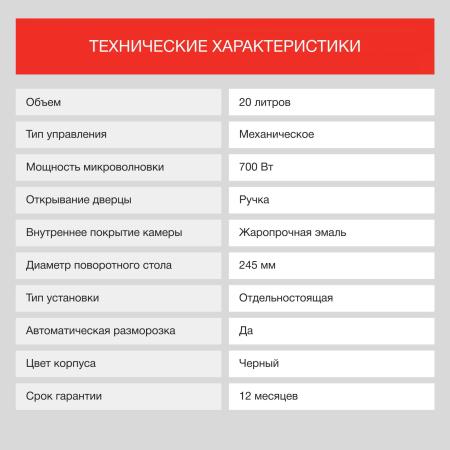 Микроволновые печи StarWind SMW2320