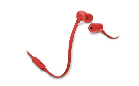 Наушники и гарнитуры JBL Tune 110 (красный) [JBLT110RED]