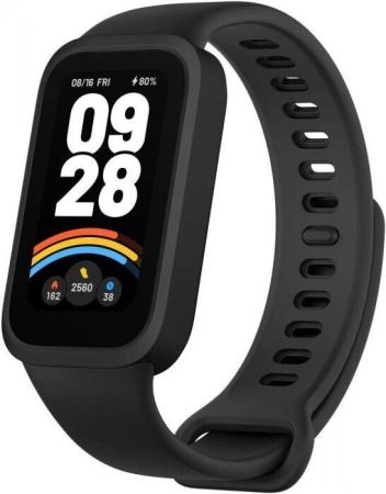 Умные часы и браслеты Xiaomi Smart Band 9 Pro M2401B1 (серый, с черным силиконовым ремешком, международная версия) [BHR8710GL]