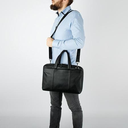 Женские и мужские сумки Poshete 249-8195-8-BLK (черный) [249-8195-8-BLK]