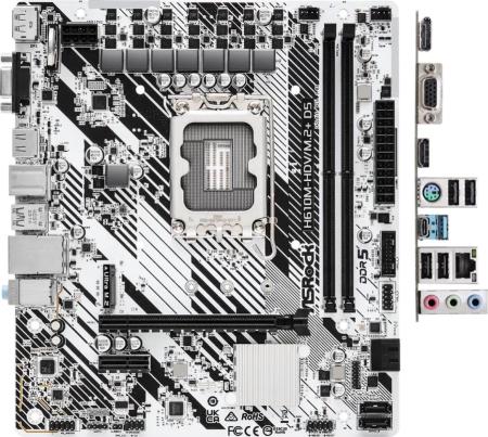 Материнские платы ASRock H610M-HDV/M.2+ D5 [4710483943478]
