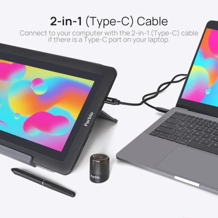Графические планшеты Parblo Coast 12 Pro Gen2 (черный)