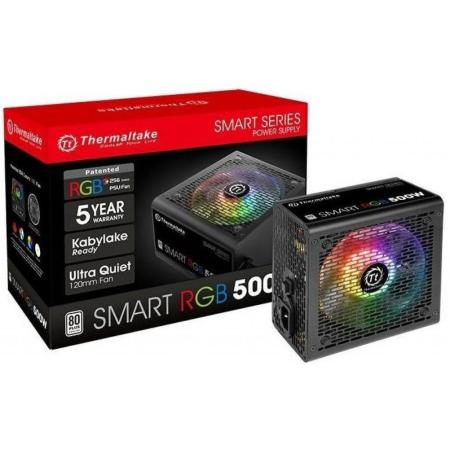 Блоки питания Thermaltake Smart RGB 500W SPR-500AH2NK-2 [PS-SPR-0500NHSAWE-1, SPR-500AH2NK-2]