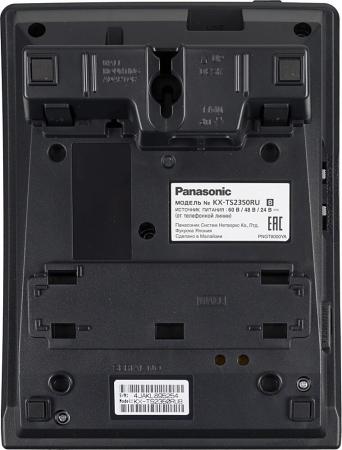 Проводные телефоны Panasonic KX-TS2350RUB (черный) [KX-TS2350RUB]