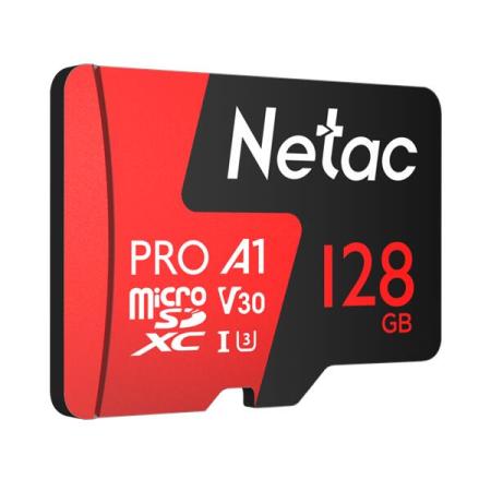 Карты памяти Netac P500 Extreme Pro 128GB NT02P500PRO-128G-R + адаптер [NT02P500PRO-128G-R]