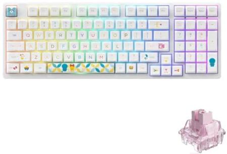 Клавиатуры Akko 3098B Doraemon Rainbow (Akko CS Jelly Pink)